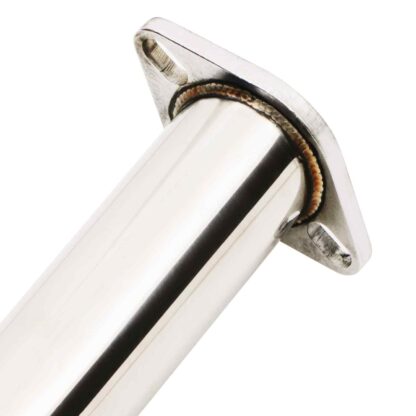 Built in flexi to reduce strain on the exhaust system