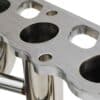 Built in flexi joint helps reduce exhaust strain