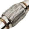 Removes restrictive catalytic converter for increased horsepower capability and response