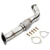 allowing a more free-flowing design whilst creating a deeper exhaust note. Crafted from High Grade OEM style Stainless Steel