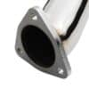 Built in flexi joint helps reduce exhaust strain