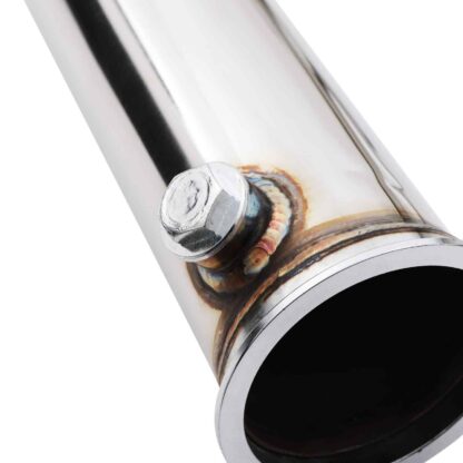 Reduces down to 60mm to sleeve clamp up to the rest of the OEM system