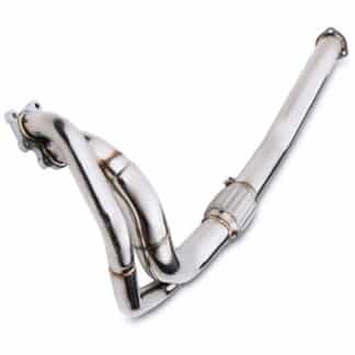 Gravity Performance Downpipes instantly increase power by allowing exhaust gasses to exit the vehicle quicker. Our Downpipes are designed to be direct replacements for OEM downpipes