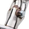 A complete upgrade with a polished full stainless steel system