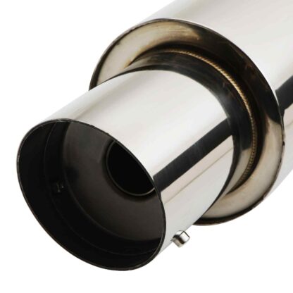 Mirror polished and 2.5″ all the way through with single 4″ tailpipe