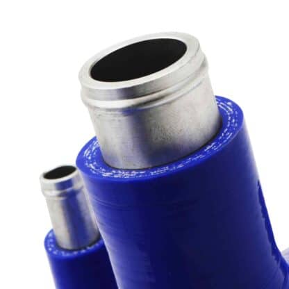 Direct replacement for the OEM black plastic hose that is prone to crack and leak with age