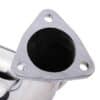 Twin pipe design into a 3″ pipe to fit most aftermarket exhaust systems