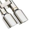 2.5″ Bore Throughout With Twin 2.75″ Tailpipes