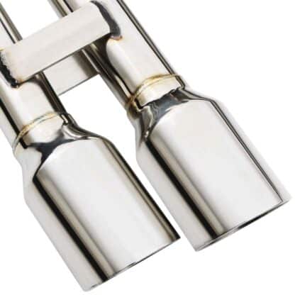 2.5″ Bore Throughout With Twin 2.75″ Tailpipes
