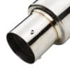 2.25″ bore with a 4″ tailpipe for maximum exhaust flow