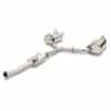 Free flowing cat back system