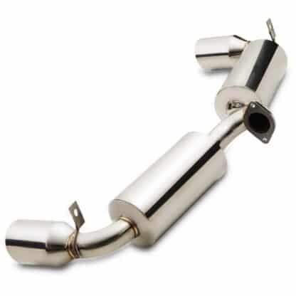 slash cut tailpipes to fit with the shape of the rear valance