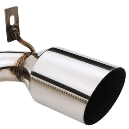 slash cut tailpipes to fit with the shape of the rear valance