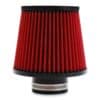High quality big bore cone type to provide up to 50% more surface area compared to the OEM airbox
