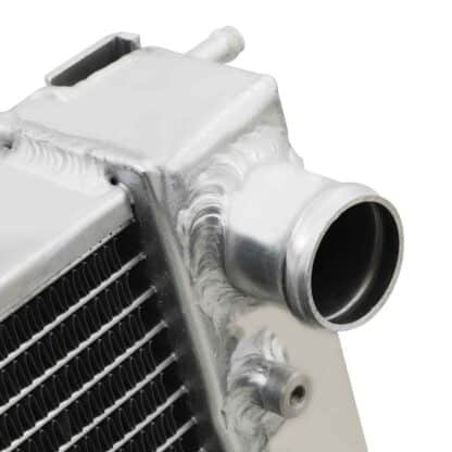 Twin aluminium core will achieve up to 30% more cooling capability than the standard radiator