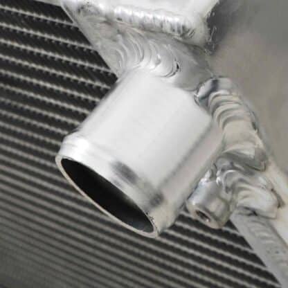 Twin aluminium core will achieve up to 30% more cooling capability than the standard radiator
