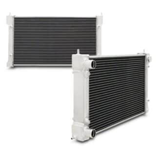 Twin channel aluminium core will achieve up to 30% more cooling capability than the standard radiator.