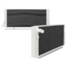 Twin core aluminium core will achieve up to 30% more cooling capability than the standard radiator