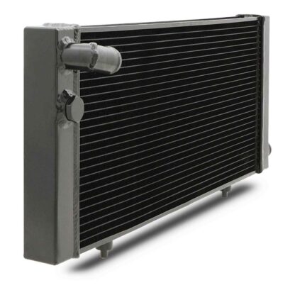 Black radiator designed to optimise heat dissipation
