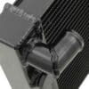 Twin core aluminium core will achieve up to 30% more cooling capability than the standard radiator