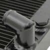 Black radiator designed to optimise heat dissipation