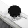 More water volume within a channel means greater cooling efficiency