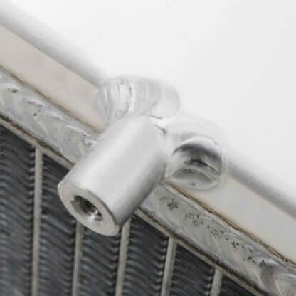 Twin aluminium core will achieve up to 30% more cooling capability than the standard radiator