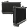 Twin aluminium core will achieve up to 30% more cooling capability than the standard radiator