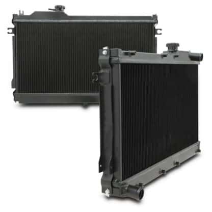 Twin aluminium core will achieve up to 30% more cooling capability than the standard radiator