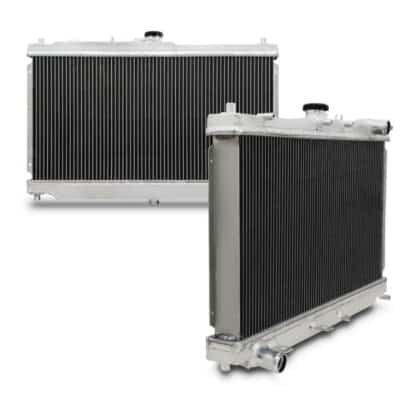 Twin core aluminium core will achieve up to 30% more cooling capability than the standard radiator