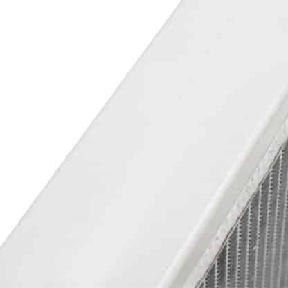 Twin core aluminium core will achieve up to 30% more cooling capability than the standard radiator