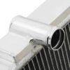 Twin core aluminium radiator will achieve up to 30% more cooling capability than the standard radiator