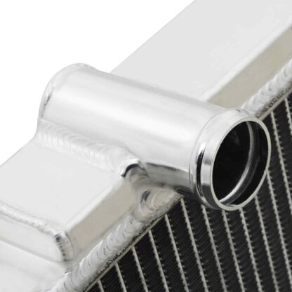 Twin core aluminium radiator will achieve up to 30% more cooling capability than the standard radiator