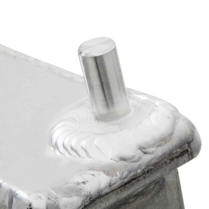 Twin core aluminium radiator will achieve up to 30% more cooling capability than the standard radiator
