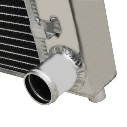 Twin Core aluminium radiator will achieve up to 30% greater cooling capability over the OEM item