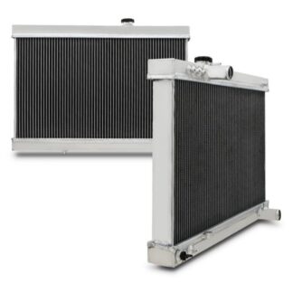 Twin channel aluminium core will achieve up to 30% more cooling capability than the standard radiator