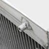 Twin channel aluminium core will achieve up to 30% more cooling capability than the standard radiator