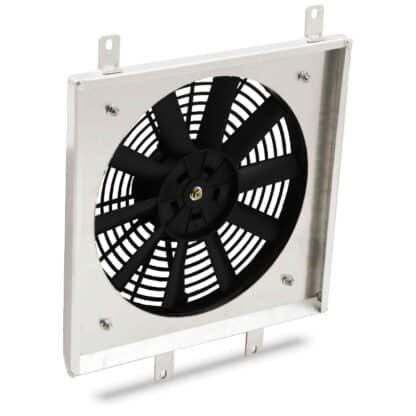 Supplied complete with a 12v 80w electric fan (11″ straight blade design)