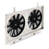 Supplied complete with two 12v 80w electric fans (11″ straight blade design)