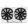 Supplied complete with two 12v 80w electric fans (11' straight blade design)