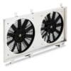 Supplied complete with two 12v 80w electric fans (11″ straight blade design)