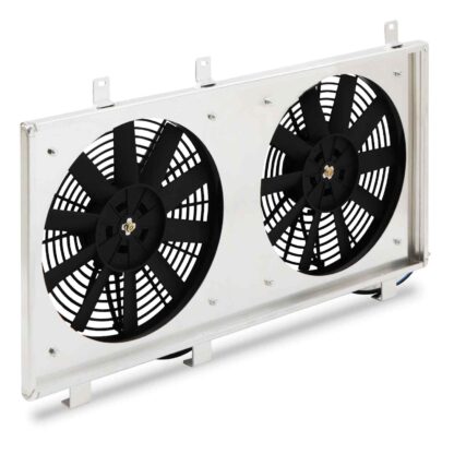 Supplied complete with two 12v 80w electric fans (11″ straight blade design)