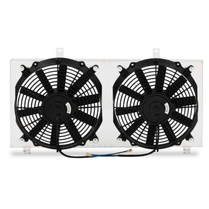 Supplied complete with two 12v 80w electric fans – 11″ straight blade design