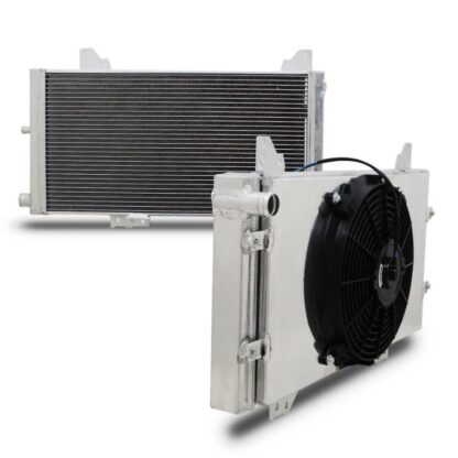 Twin channel aluminium core will achieve up to 30% more cooling capability than the standard radiator