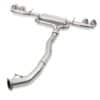 Detachable larger tailpipes for easy fitment into the OEM Valance
