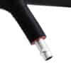Black silicone reinforced intake hose.