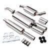 Tailpipes designed to fit into the OEM Rear Valance