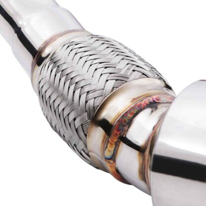 Built in flexi joint to help reduce strain on your exhaust