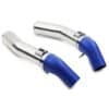 Mirror polished mandrel bent aluminium pipework