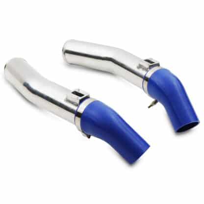 Mirror polished mandrel bent aluminium pipework